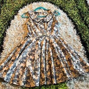 Nooworks Modernist Cat Minidress with Pockets